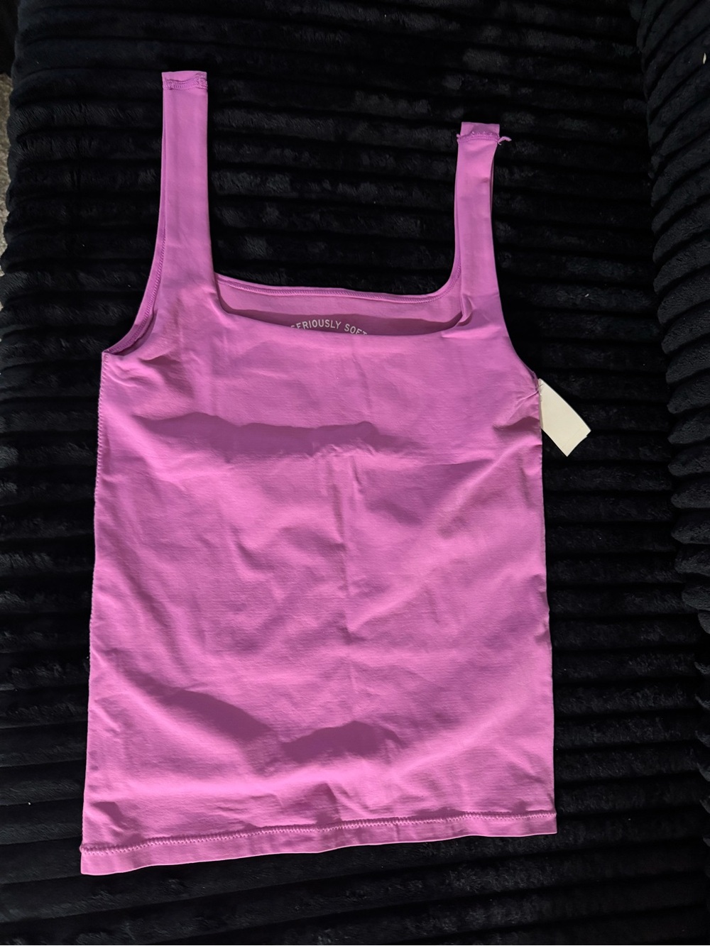 Aeropostale Lavender-Pink Square Neck Tank Top